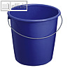 Eimer mit Stahlbügel, 10 Liter, Kunststoff, blau, 243047612