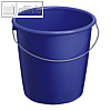 Eimer mit Stahlb?gel, 10 Liter, Kunststoff, blau, 243047612