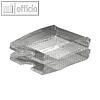 Durable Briefkorb TREND, DIN A4-C4, transparent, 6 St., 1701626400