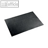 Durable Schreibunterlage Kalbsleder, 65 x 45 cm, Ziernaht, schwarz, 7305-01