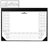 Schreibunterlage mit Kalenderblock, 59 x 42 cm, 25 Blatt, schwarz, 7291-01