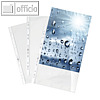 Prospekth?lle DIN A4, PP, 80 my, Universallochung, glasklar, 50 St?ck, 2677-19
