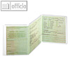 Schutzh?lle KFZ-Schein, 3-teilig, Innen: 210 x 105 mm, PP, transparent, 214219
