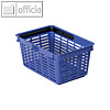 Einkaufskorb Shopping Basket 19 Liter, H 250 x B 400 x T 300 mm, blau