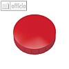 MAUL Solidmagnet, Ø 15 mm, Haftkraft: 0.15 kg, rot, 10 Stück, 6161525