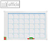 Nobo Monatsplaner Performance, 900 x 600 x 27 mm, wei?, 3048101