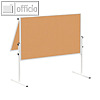 MAUL Moderationstafel solid klappbar, 120 x 150 cm, Kork, 6366882