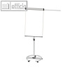 Flipchart MAULsolid, Tafel 66 x 97 cm, 2 Arme, h?henverstellbar, mobil, grau
