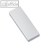 MAUL Solidmagnet, 50 x 19 mm, Haftkraft: 1.0 kg, weiß, 10 Stück, 6165002