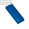 MAUL Solidmagnet, 50 x 19 mm, Haftkraft: 1.0 kg, blau, 10 Stück, 6165035