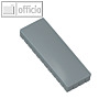 MAUL Solidmagnet, 50 x 19 mm, Haftkraft: 1.0 kg, grau, 10 Stück, 6165084