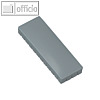 MAUL Solidmagnet, 50 x 19 mm, Haftkraft: 1.0 kg, grau, 10 St?ck, 6165084