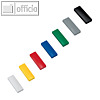 MAUL Solidmagnet, 50 x 19 mm, Haftkraft: 1.0 kg, farbig sort., 10 Stück, 6165099