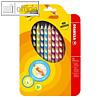 STABILO Buntstifte EASYcolors, f?r Linksh?nder, 12er Etui, 331/12