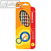 STABILO Buntstifte EASYcolors, f?r Linksh?nder, 6er Etui, 331/6