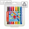 STABILO Fasermaler Cappi, Strichst?rke 1 mm, 12er Etui, 168/12-2