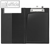 Veloflex Clipboard DIN A5, schwarz, mit Durchschreibschutz, 5 St?ck, 4805180