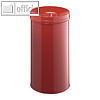 Durable Papierkorb Safe+, 62 Liter, mit Flammenlöschkopf/TÜV-geprüft, rot,332703