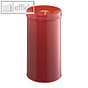 Durable Papierkorb Safe+, 62 Liter, mit Flammenl?schkopf/T?V-gepr?ft, rot,332703