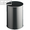 Durable Papierkorb, 15 Liter, 315 x 260 mm, Stahl, anthrazit, 330158