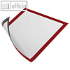 Inforahmen DURAFRAME? MAGNETIC, DIN A4, magnetisch haftend, rot, 5 St?ck, 486903