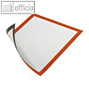Inforahmen DURAFRAME? MAGNETIC, DIN A4, magnetisch haftend, orange, 5 St.