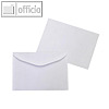 Kuvertierhüllen, 114 x 162 mm, Nassklebung, weiß, offset, 1000 Stück, 2508