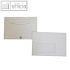Kuvertierh?llen, 114 x 162 mm, Nassklebung, grau, recycling, 1.000 St?ck, 250306
