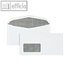 Kuvertierhüllen C6/5, 114 x 229 mm, 80g/m2, Fenster, Offset, weiß, 1.000 St.