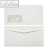 Kuvertierhüllen, 120 x 235 mm, Nassklebung, weiß, offset, 1.000 St., 250309