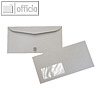 Kuvertierh?llen, 120 x 235 mm, Nassklebung, grau, recycling, 1000 St., 250869