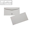 officio Kuvertierh?llen, 125x235mm, 75g/m?, Recycling, grau, 1.000St., 250314