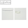 officio Kuvertierhüllen 220 x 220 mm, weiß, nassklebend, 500 Stück, 2501059