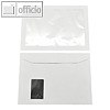 Kuvertierh?llen - C4, 229 x 324 mm, nasskleb., 120g/m?, Fenster, wei?, 250 St.