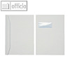 Kuvertierh?llen 240 x 330 mm, nassklebend, wei?, offset, mit Fenster, 250 St.