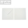 officio Briefumschl?ge 160 x 160 mm, Nasskleb., Offset 90 g/qm, wei?, 100St.