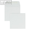 officio Briefumschläge 170 x 170 mm, Haftkleb., Offset 100 g/qm, weiß, 100 St.