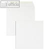 Briefumschläge 190 x 190 mm, Nasskleb., Offset 100 g/qm, weiß, 100St., 2504601