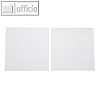 Briefumschlag quadratisch 220 x 220 mm, nassklebend, wei?, 120g/qm, 100 St.
