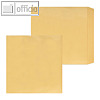Versandtaschen 370 x 370 mm, ohne Verschluss, Natron 120 g/qm, braun, 400 St.