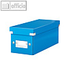 Ablagebox Click & Store WOW, f?r CD-H?llen, 143 x 136 x 352 mm, blau, 6041-00-36