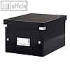 LEITZ Aufbewahrungsbox Click & Store WOW, f?r DIN A5, schwarz, 6043-00-95