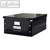 LEITZ Aufbewahrungsbox Click & Store WOW, für DIN A3, schwarz, 6045-00-95