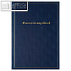 rido-id? Reservierungsbuch DIN A4, 1 Tag / 2 Seiten, Balacron, blau, 7027413386