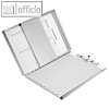 L?ufer Formularhalter mit Box, DIN A4, Zusatztrennwand, Aluminium, 30517
