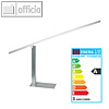 LED-Tischleuchte 9074, h?henverstellbar, 25 x 16.5 x 62.5cm, Satin Nickel, 9074