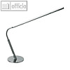 Alco LED-Tischleuchte 9073, Leuchtenkopf einstellbar, 30x16x52 cm, chrom, 9073