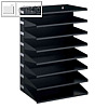 Sortierstation Business, 8 F?cher, B 360 x T 250 x H 540 mm, Stahl, schwarz