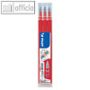 Pilot Ersatzmine f?r Tintenschreiber, Strichbreite: 0.35 mm, rot, 3er Set,356063