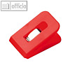 Briefklemme SIGNAL 1, 25 x 43 mm, 19mm Klemmweite, hellrot, 10 St?ck, 1111-15